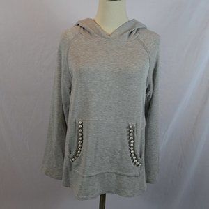 Fifteen Twenty Hooded Sweathshirt with Pearls
